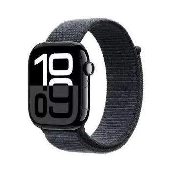 Apple Watch 10 LTE 46mm Aluminium Sport Loop Mitternacht