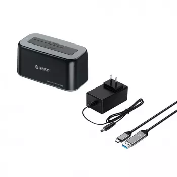 ORICO 6819C3 Dual-Bay USB 3.0 SATA Docking Station für 2,5/3,5 Zoll HDD/SSD - Schwarz