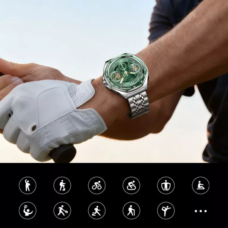 JOYROOM Venture Series JR-FV2 Pro AMOLED 1,43 Zoll 5 ATM Smartwatch mit Bluetooth-Anrufen - Silber