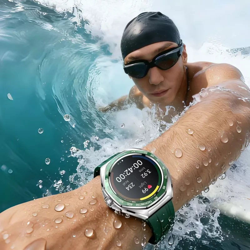 JOYROOM Venture Series JR-FV2 Pro AMOLED 1,43 Zoll 5 ATM Smartwatch mit Bluetooth-Anrufen - Silber
