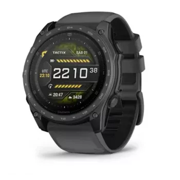 Garmin tactix 8 – 51 mm, AMOLED, Cerakote-Beschichtung, Applied Ballistics Ultralight Solver, Schiefergrau