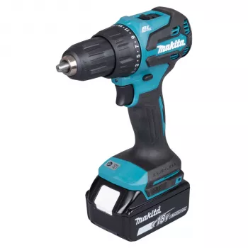 Makita DHP490TJX9 18V Bürstenloser Kombi-Schlagbohrschrauber mit 2x 5,0Ah Akkus, Ladegerät & MAKPAC Koffer