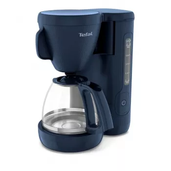 TEFAL CM2M1410 Morning Filterkaffeemaschine Schwarz & Edelstahl 1000W 1,25L 10-15 Tassen