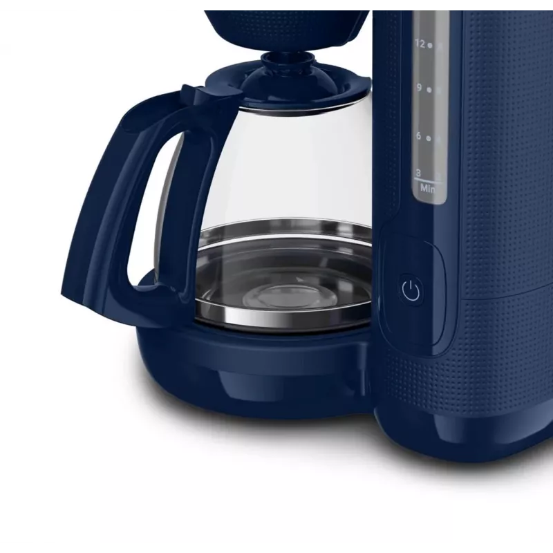 TEFAL CM2M1410 Morning Filterkaffeemaschine Schwarz & Edelstahl 1000W 1,25L 10-15 Tassen