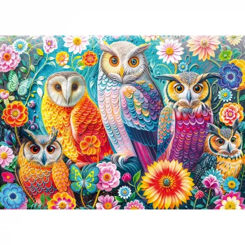 Schmidt Spiele Eulen und Blumen 1000-Teile Puzzle