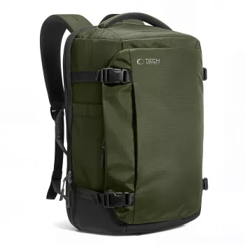 TECH-PROTECT DEFENDER S70 Ryanair & Wizz Air Reise-Laptop-Cabin-Rucksack 24L 40x30x20 Militärgrün