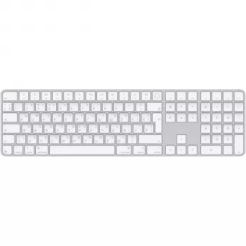 Apple Magic Keyboard mit Touch ID und Ziffernblock, russisches Layout, weiße Tasten (MXK73RS/A)