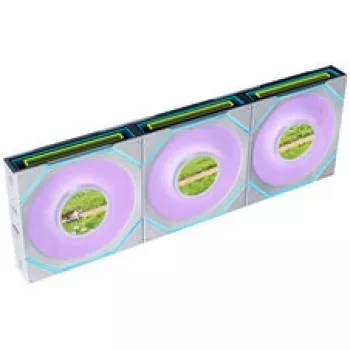 Lian Li UNI FAN SL-INF 120 FLEX Wireless ARGB Reverse Blade 120 mm Lüfter, 3er-Pack, Weiß