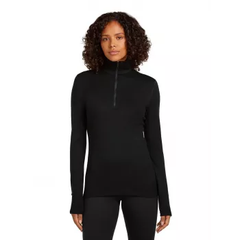 Damen Thermo-Sweater Icebreaker 260 Tech Langarm Half Zip
