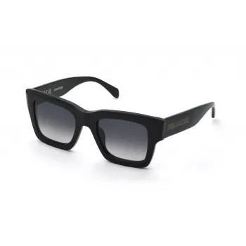 ZADIG & VOLTAIRE Damen-Sonnenbrille SZV421-500700 - Acetatrahmen, Polycarbonat-Graugläser, UV400-Schutz, 50/21/140 mm