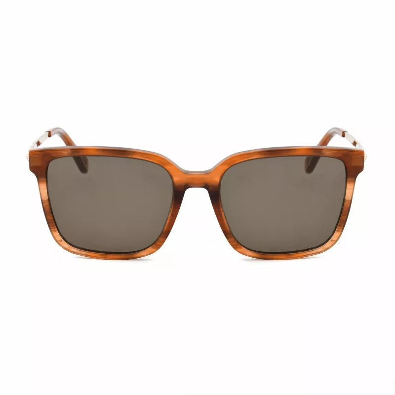 ZADIG & VOLTAIRE SZV308-5507LC Damen-Sonnenbrille Havana mit braunen Gradientengläsern, 55/18/140 mm