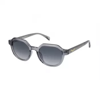Zadig & Voltaire Unisex-Sonnenbrille SZV363-4906A7 Havana/Grau 49/16/140 mm