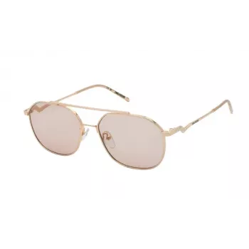 Zadig & Voltaire Damen-Sonnenbrille SZV377S5608FC Braun Havana 56mm