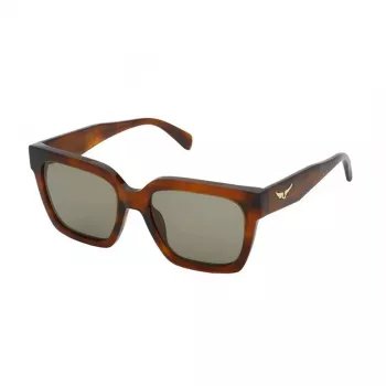 Zadig & Voltaire Damen-Sonnenbrille SZV407 - Acetatrahmen, UV400-Schutz, 54/18/140 mm