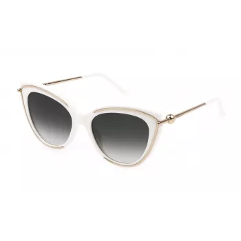 FURLA SFU889-550847 Damen-Sonnenbrille - 55/18/140, UV400-Schutz, Vollrand-Kunststoffgestell mit Etui
