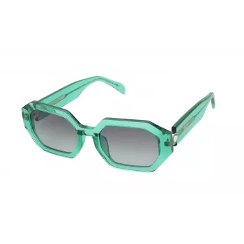 TOUS Damen-Sonnenbrille STOB83S5302GN – Geometrischer Acetatrahmen mit UV400-Schutz