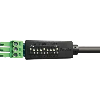 PureLink PureTools RS-232-Serielle Steuerkabel, Phoenix 3-polig auf DB9-Stecker, 1m, umschaltbare Pinbelegung, Schwarz