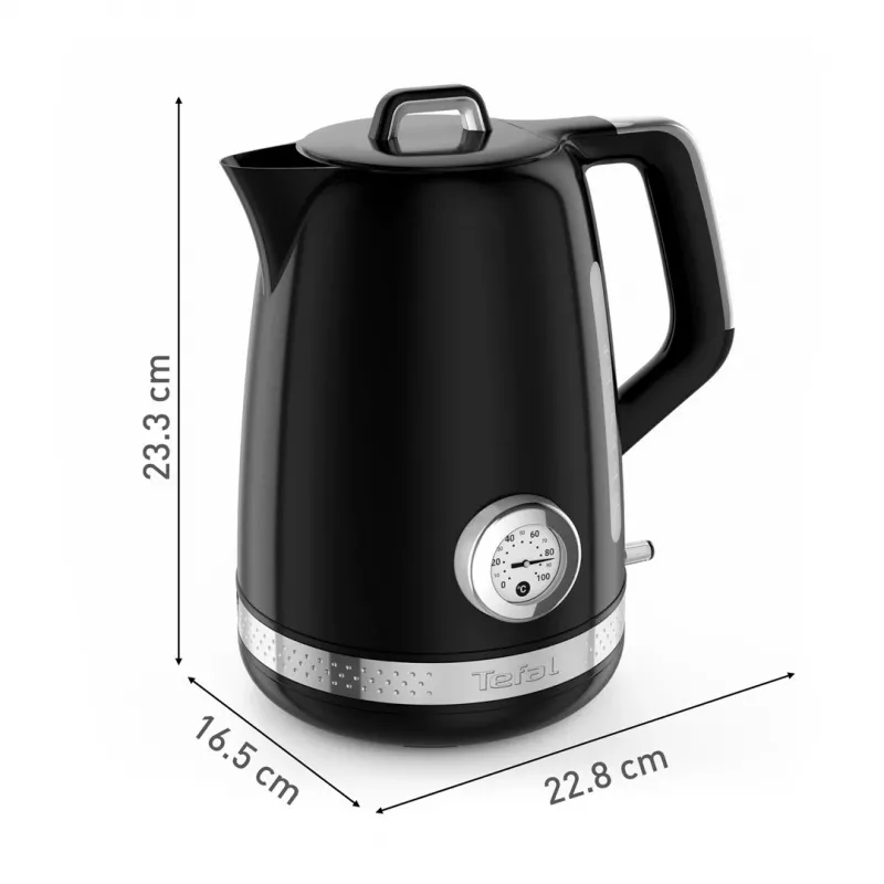 Tefal Soleil KO3558E0 Wasserkocher 1,7L 2400W Schwarz
