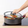 TEFAL Ingenio 16 cm Deckel aus gehärtetem Glas mit klappbarem Knauf L9846153