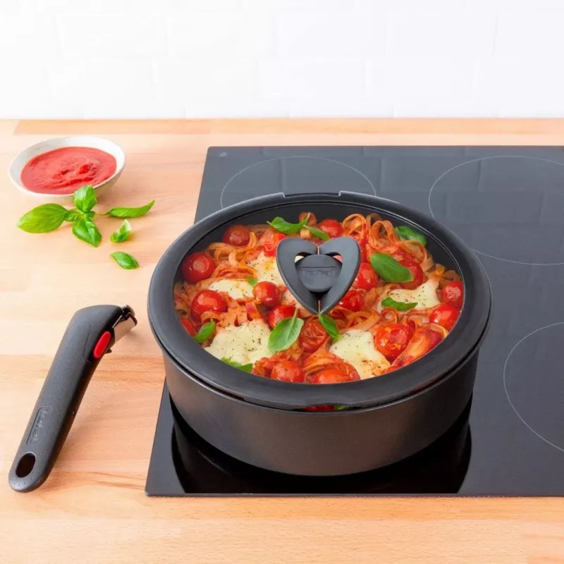 TEFAL Ingenio 16 cm Deckel aus gehärtetem Glas mit klappbarem Knauf L9846153
