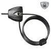 Master Lock Python verstellbares Kabelschloss 8417EURDPRO – 1,8 m geflochtener Stahl, Schwarz, 2 Schlüssel