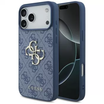 Guess 4G Big Logo Schutzhülle für iPhone 17 Pro Max / 18 Pro Max - Blau