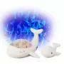 Cloud B Tranquil Whale Schlafhilfe-Set mit Projektor und Rassel - Weiß