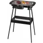 Techwood TBQ-836P Elektrischer Grill mit Stativ, 2000W, 36,5 cm verchromter Grill, Schwarz