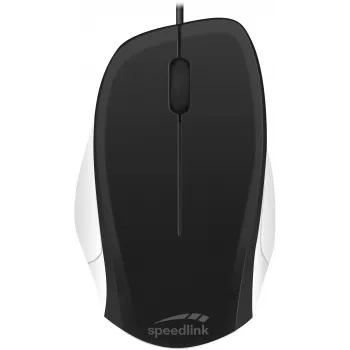 Speedlink Ledgy Silent Maus, schwarz/weiß (SL-610015-BKWE)
