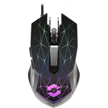 Speedlink Reticos RGB-Gaming-Maus, Schwarz (SL-680011-BK)