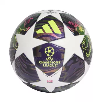 Adidas UCL 25/26 Street Ball Größe 5 Fußball – Weiß/Lila (JX9088)