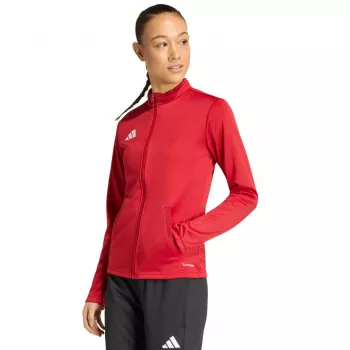 adidas Entrada 26 Damen Trainingsjacke Rot JZ6601 Größe L