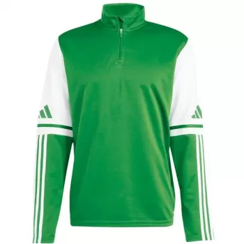 adidas Squadra 25 Herren Trainingsshirt Langarm Team Green/Weiß (L)