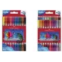 Faber-Castell Glitter Doppelspitze Marker, 20er-Pack mit breiter und feiner Spitze (3-5 mm / 1 mm), auswaschbar - 151108