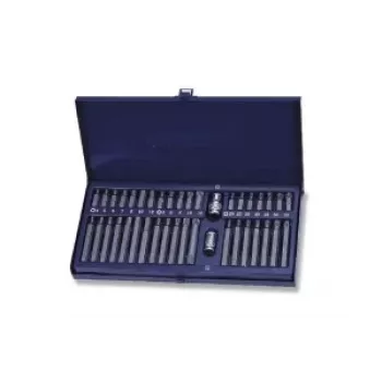 Bosch Jonnesway 40-teiliges Schraubendreher-Bit-Set mit S2-Stahl-Bits und Metallkoffer, S29H4140S