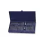Bosch Jonnesway 40-teiliges Schraubendreher-Bit-Set mit S2-Stahl-Bits und Metallkoffer, S29H4140S