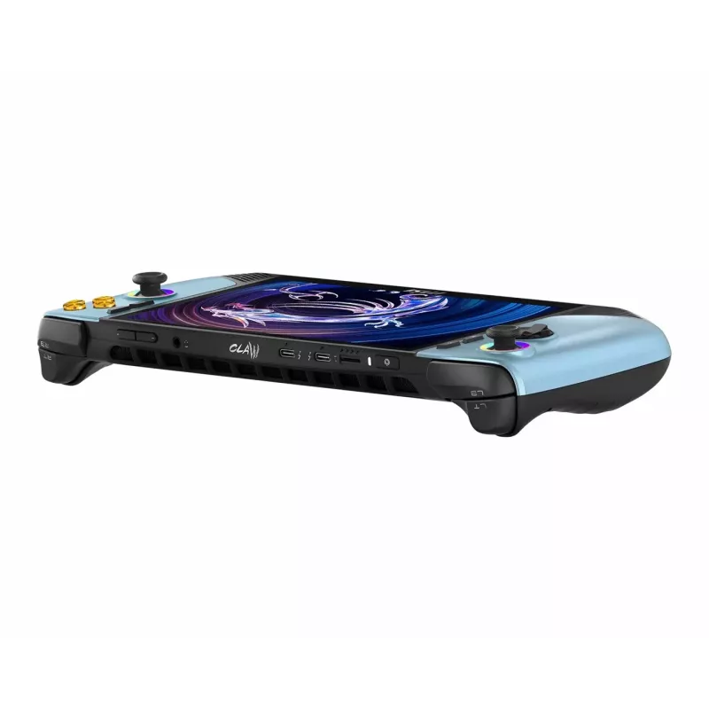 MSI Claw 8 AI+ A2VM Glacier Blue Edition-254PL Handheld-Gaming-PC - Intel Core Ultra 7 258V, 32GB LPDDR5x, 1TB SSD, 20,3 cm (8 Zoll) FHD 120Hz Touchscreen, Intel Arc Graphics, Windows 11 Home