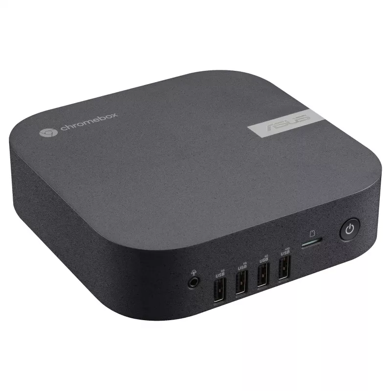 ASUS Chromebox 6a S5007UN Mini-PC, Intel Core 5 120U, 8GB DDR5, 256GB SSD, ChromeOS, Schwarz