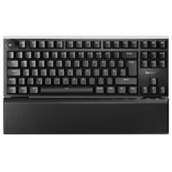 be quiet! Light Mount TKL Leise taktile mechanische Gaming-Tastatur, RGB-Hintergrundbeleuchtung, Tenkeyless, kabelgebunden, Schwarz