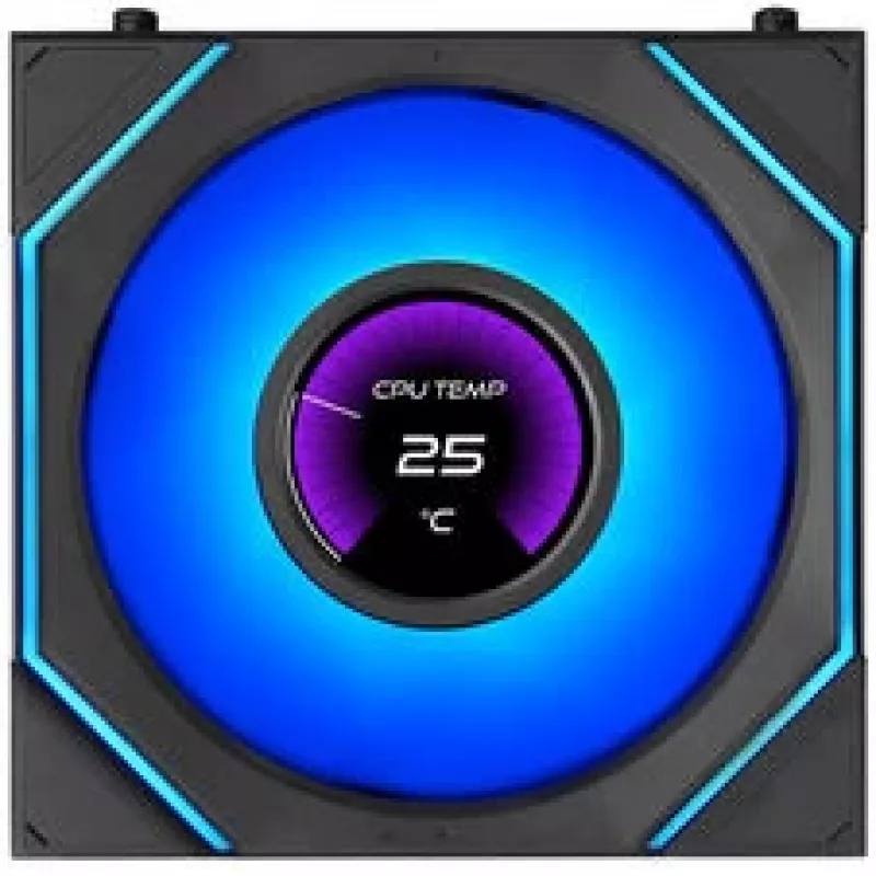 Lian Li UNI FAN SL-INF 120 FLEX LCD Wireless ARGB 3er-Pack Schwarz mit Controller