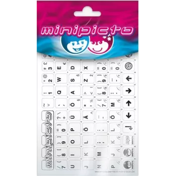 Kolm Lõvi Minipicto estnische Tastaturaufkleber (KB-UNI-EE01-WHT)