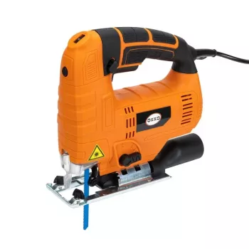 OKKO M1Q-DD20-80 800W Stichsäge mit variabler Drehzahl, Pendelhub, werkzeuglosem Sägeblattwechsel, Gehrungsschnitt 0-45°, Staubabsaugung