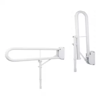 Faltbarer Haltegriff HD-05, 76 cm, Weiß, 136 kg Tragkraft