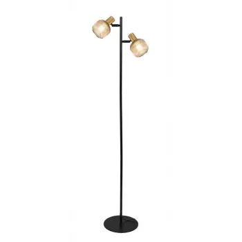 Stehleuchte Shadow 2xE14 Schwarz/Gold