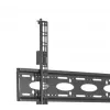 B-TECH AV BT8448-150/BB Extra-Large Universal Deckenhalterung für Flachbildschirme mit 1,5 m Stange Ø50 mm, VESA bis 1100x700, 130 kg, Schwarz