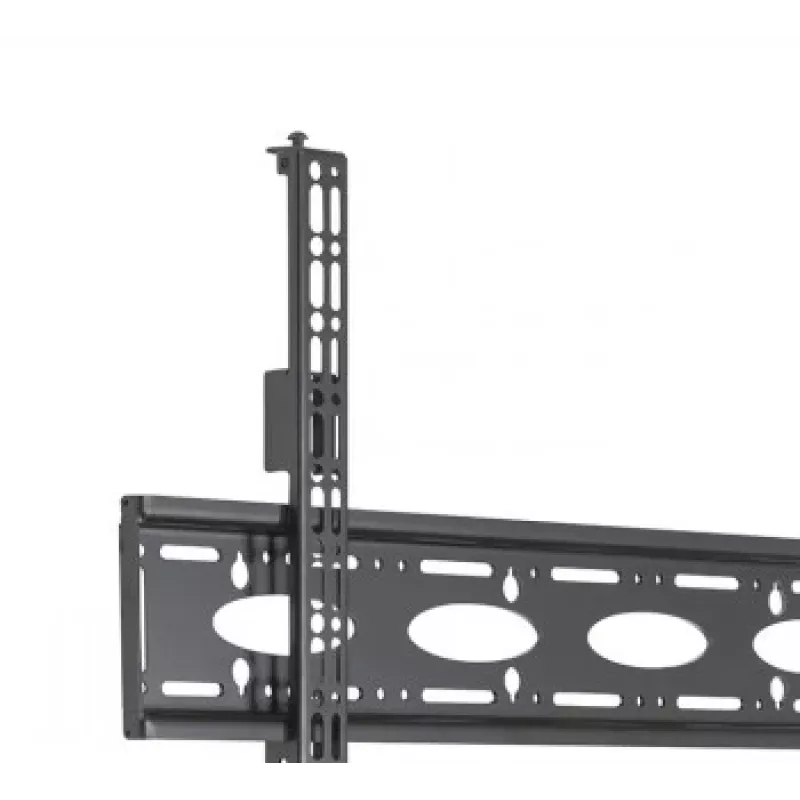 B-TECH AV BT8448-150/BB Extra-Large Universal Deckenhalterung für Flachbildschirme mit 1,5 m Stange Ø50 mm, VESA bis 1100x700, 130 kg, Schwarz