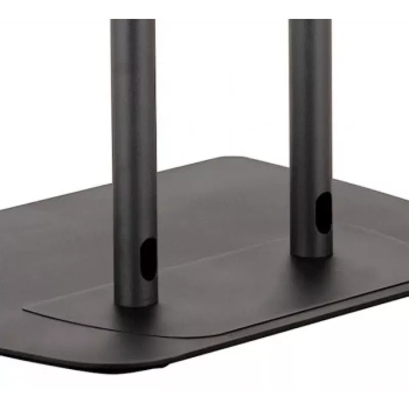 B-TECH AV SYSTEM X - Universeller niedriger Bodenständer für Flachbildschirme (VESA 600 x 400) - 0,75 m Ø50 mm Säulen