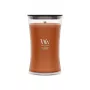 WoodWick Saffron Smoke Große Sanduhr-Glas-Kerze 609,5g