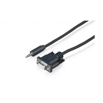 Sony CAB-RSJA1 RS-232C-Seriensteuerkabel - DB9-Buchse auf 3,5-mm-Klinkenstecker, 2,5 m, Schwarz