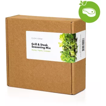 Click & Grow Steak-Kräuter-Mix Pflanzenkapseln für Smart Garden, 9er-Pack (PPMSSX9)